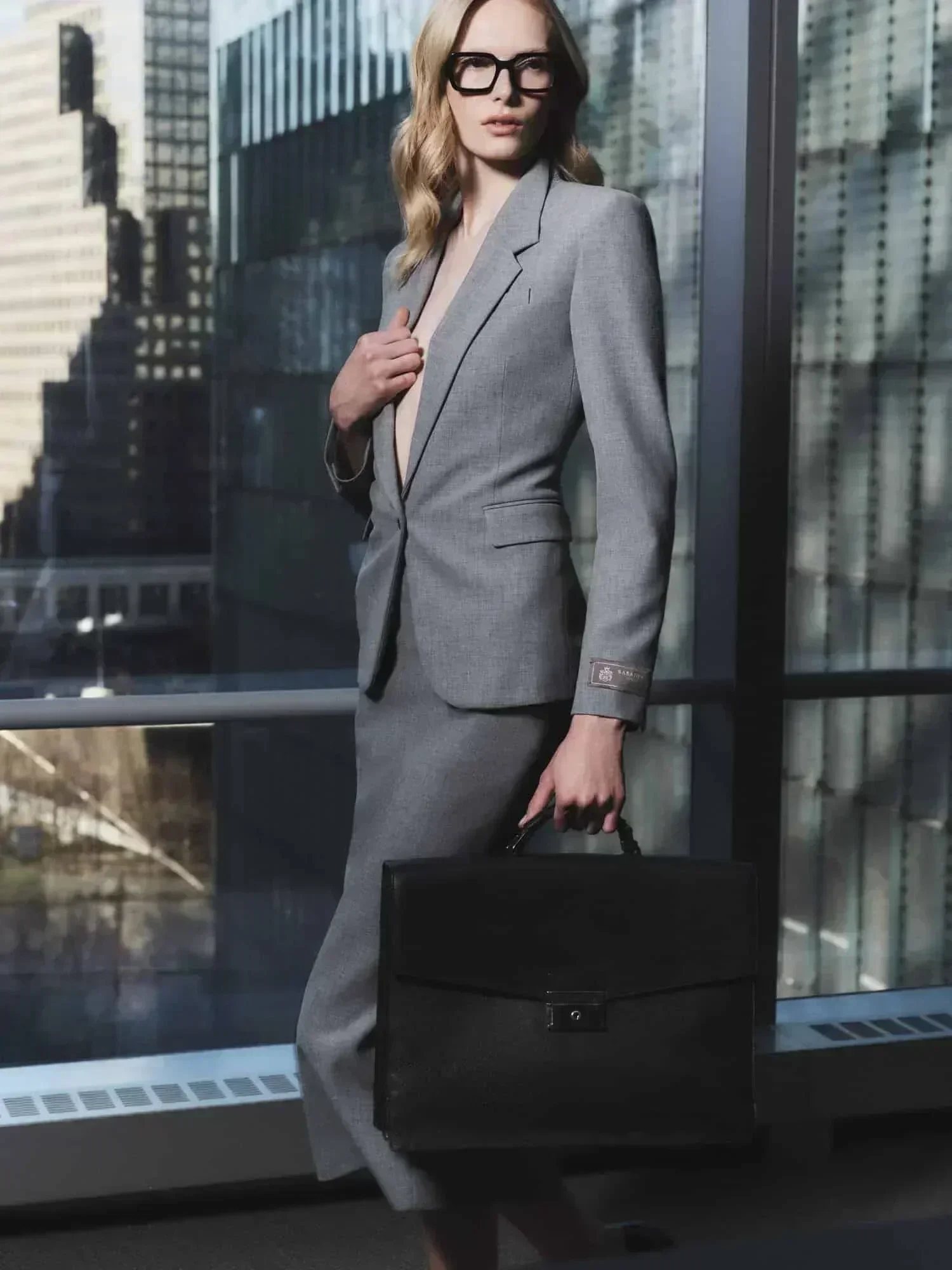Alex Consani as The Legal Team in Aritzia Work Wardrobe