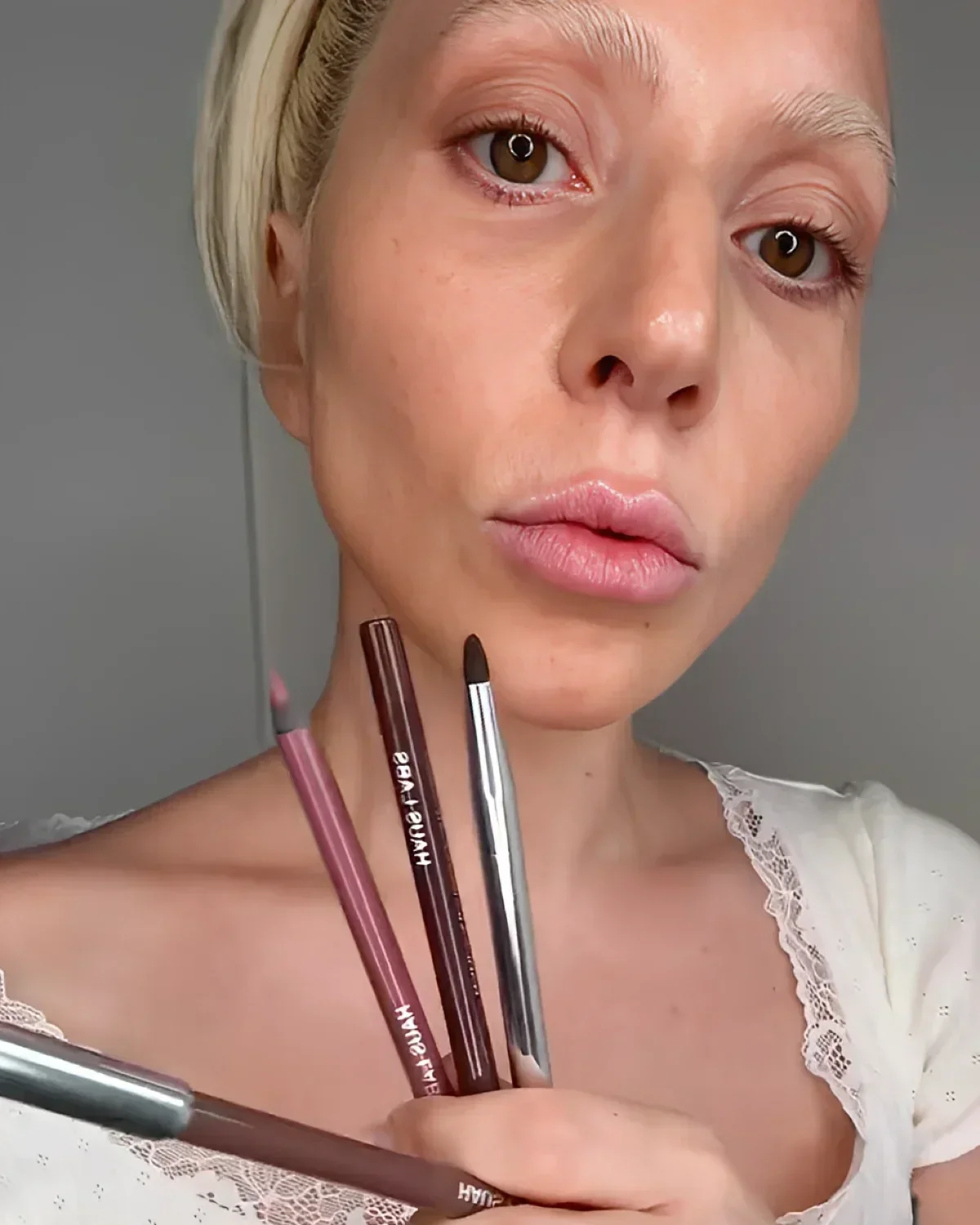 Lady Gaga’s Moody, Sculpted Lip Is the ’90s Supermodel Look, Reimagined for 2026