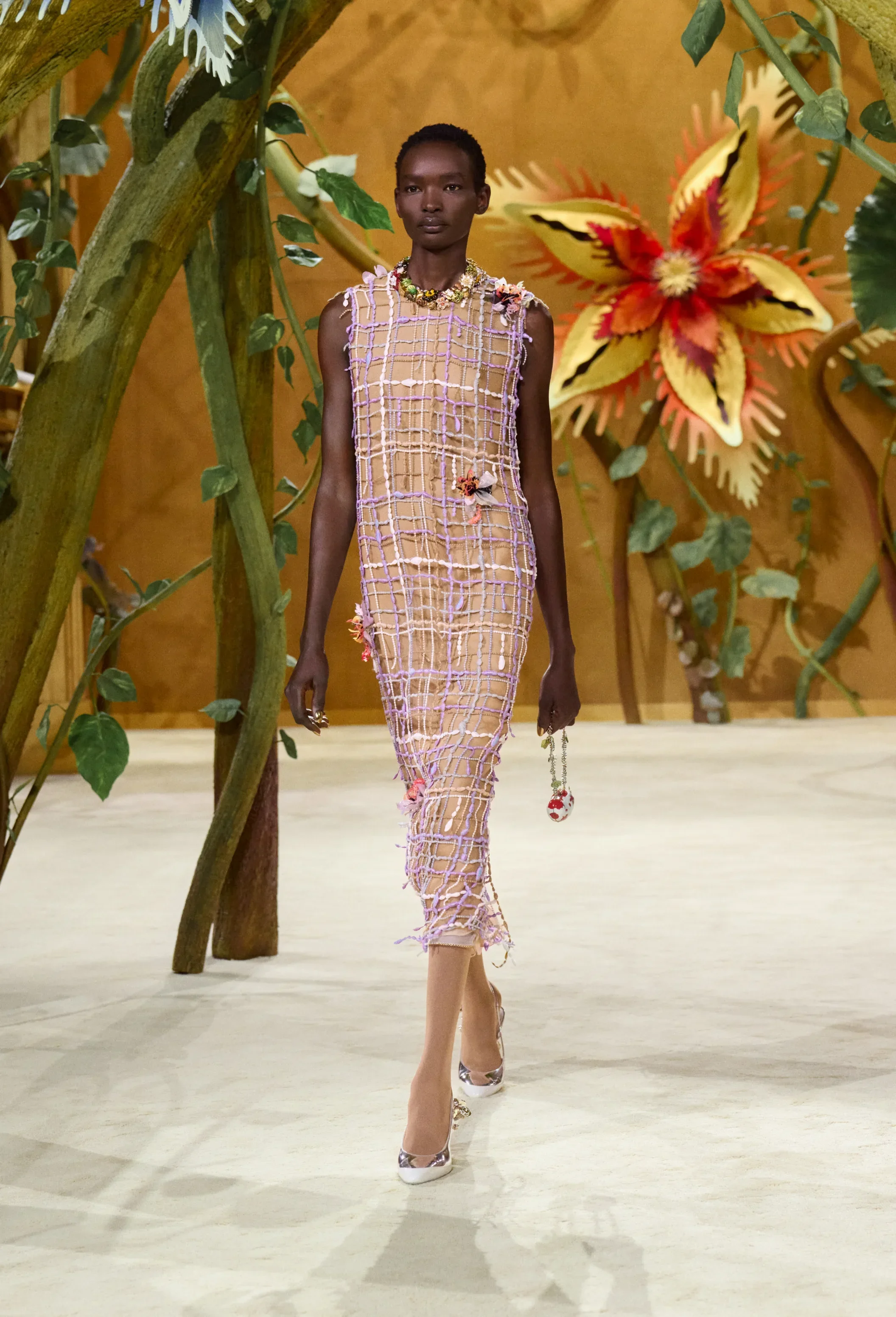 Chanel Look 2 featuring delicate hanging charms