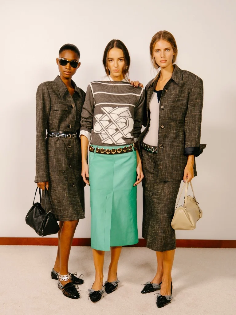 Tory Burch Spring 2027 footwear and collection looks backstage
