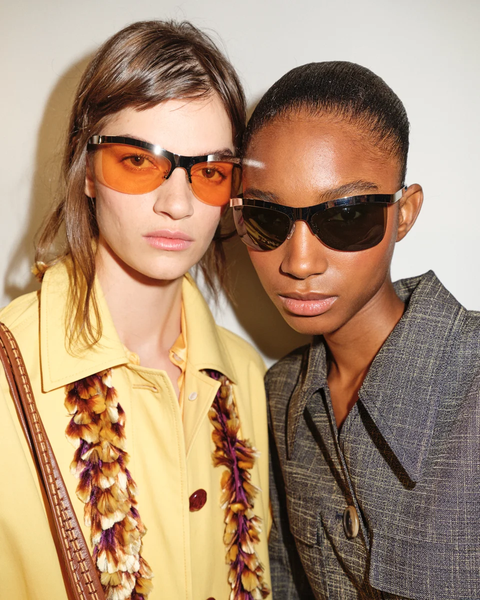 Tory Burch Spring 2027 runway sunglasses and eyewear details